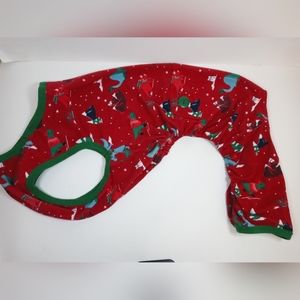Warm Dog PJs. Dog Dinosaur Apparel. Christmas Winter Outfit Dog